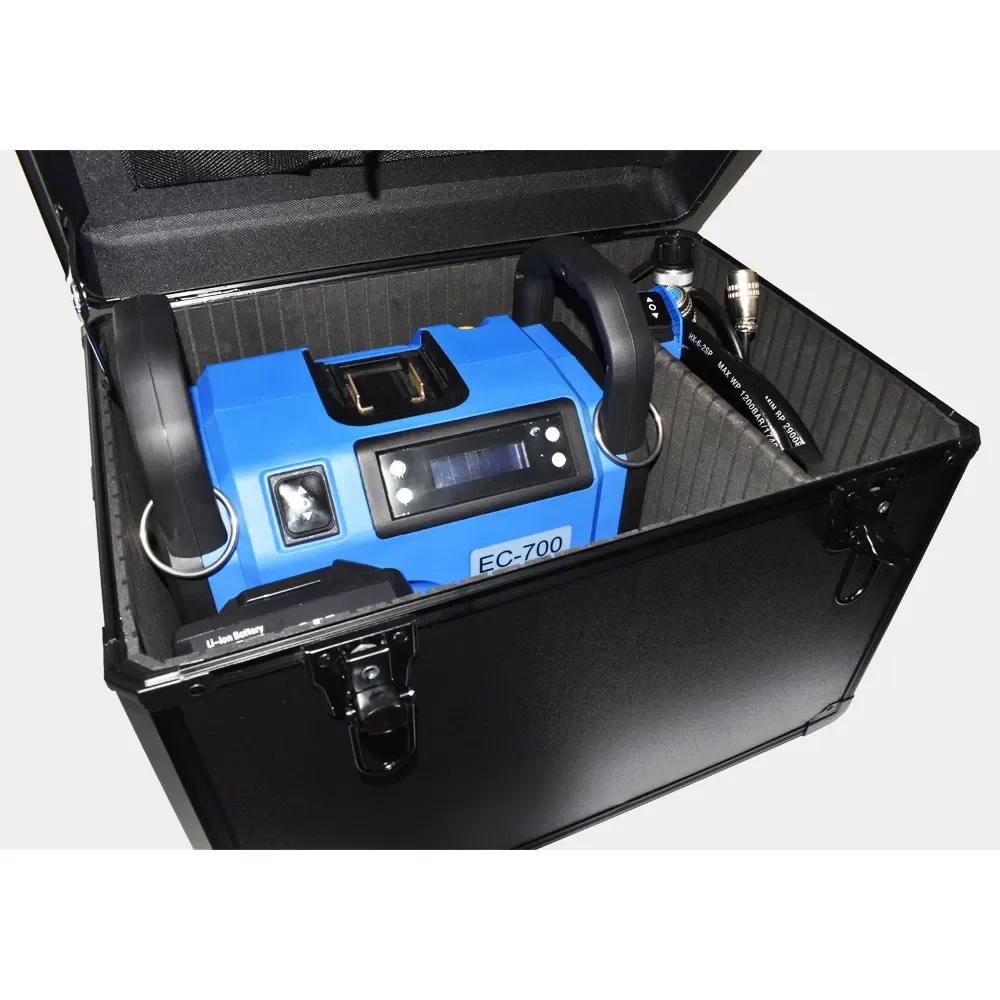 Ec-700 Hydraulic Pump Oil Electric Battery Pump 70MPa Multifunction Cutting Crimping Banding Punching Tool
Ec-700 Hydraulic Pump Oil Electric Battery Pump 70MPa Multifunction Cutting Crimping Banding Punching Tool