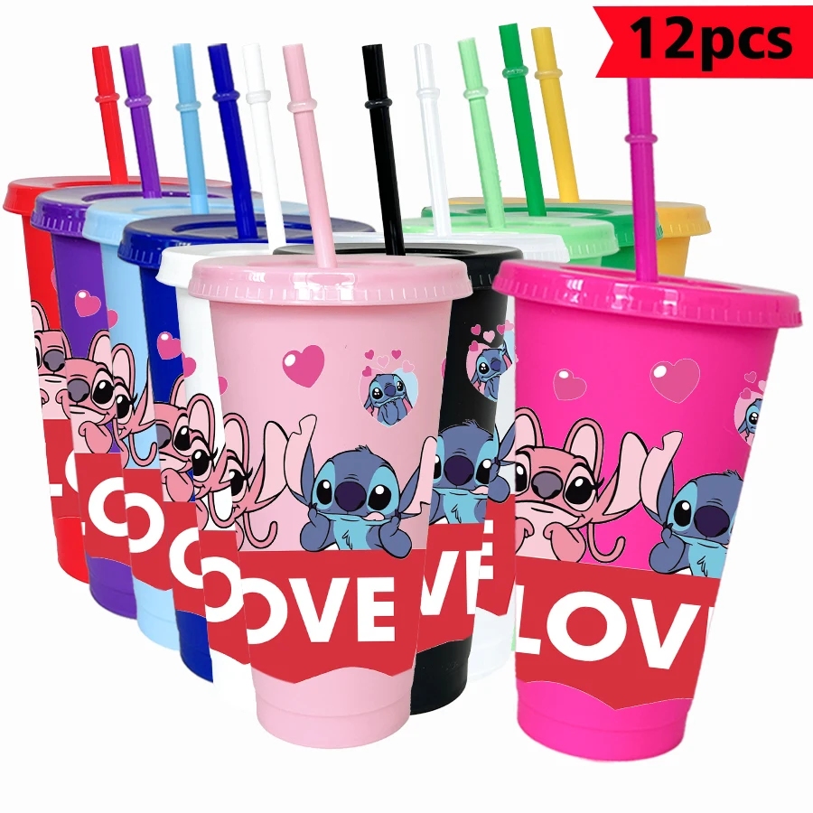 12 шт./упак. Disney Stitch Angel 26 унций цветной пластиковый стакан для дня рождения, питьевая посуда, кружка для сока, кофе
12 шт./упак. Disney Stitch Angel 26 унций цветной пластиковый стакан для дня рождения, питьевая посуда, кружка для сока, кофе