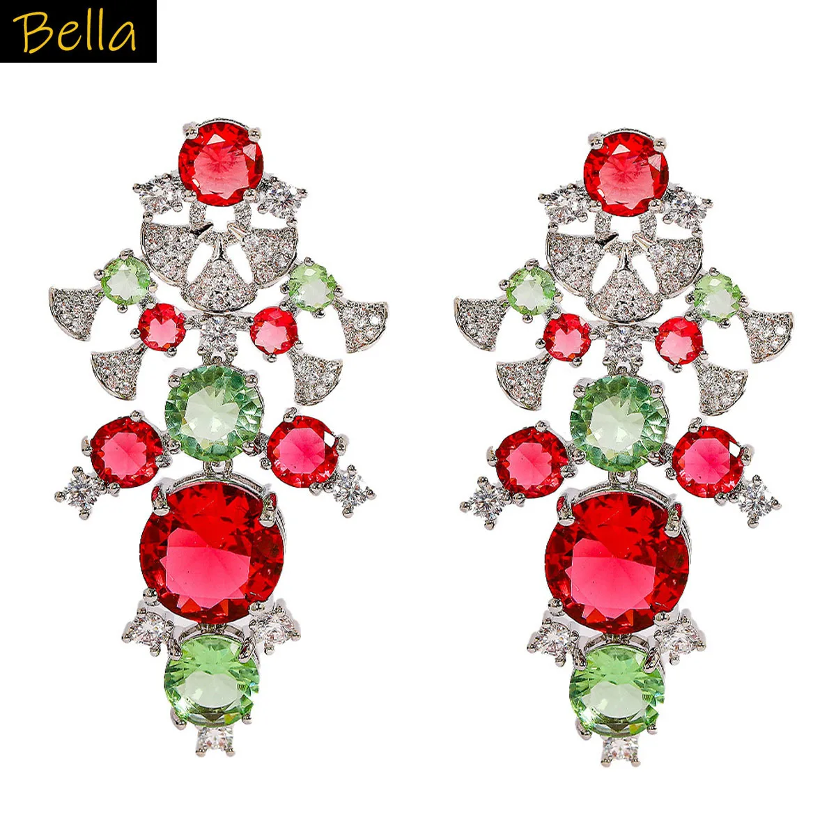 unique red green cubic zirconia earrings for women evening party wedding bride luxury earrings female anniversary gift
unique red green cubic zirconia earrings for women evening party wedding bride luxury earrings female anniversary gift