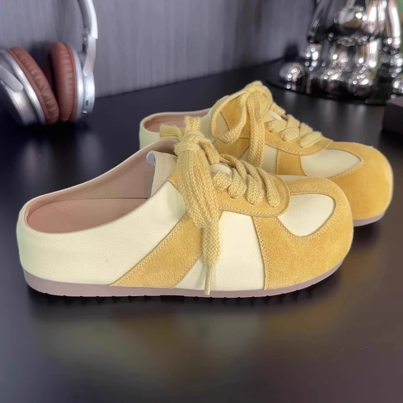 Women Slippers Sport Mules Shoes Flats Sneakers 2025 New Fashion Summer Sandals Flip Flops Lace Up Casual Shoes Women Zapatillas
Women Slippers Sport Mules Shoes Flats Sneakers 2025 New Fashion Summer Sandals Flip Flops Lace Up Casual Shoes Women Zapatillas