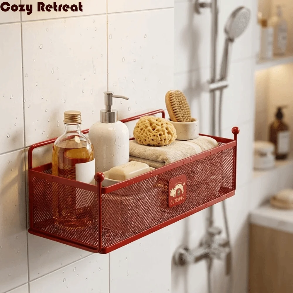 High Capacity Wall Mounted Storage Shelf Moisture Resistance Easy Clean Toiletries Organizer Rack Wall Mounted Smooth Sturdy
High Capacity Wall Mounted Storage Shelf Moisture Resistance Easy Clean Toiletries Organizer Rack Wall Mounted Smooth Sturdy