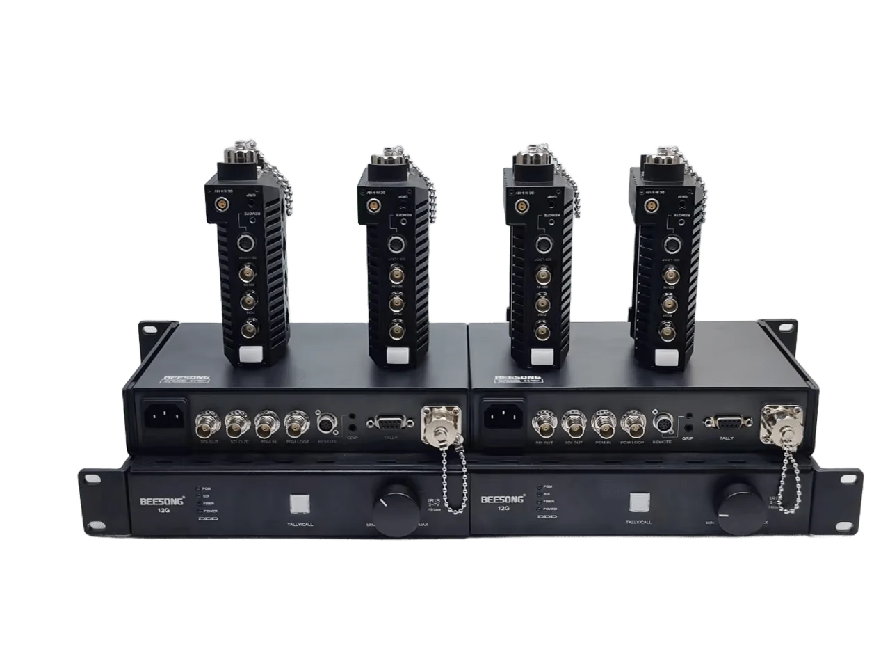 EFP/ENG/ ESP cameras are connected to the Broadcast studio via SMPTE Cable
EFP/ENG/ ESP cameras are connected to the Broadcast studio via SMPTE Cable