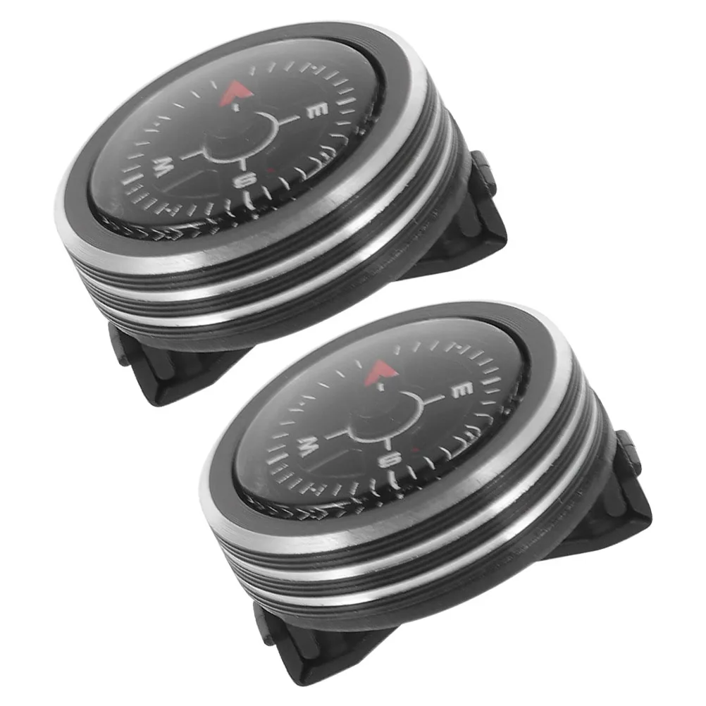 2 Pcs Detachable Removable Watch Compass Travel Aluminum Alloy Compasses for Hiking
2 Pcs Detachable Removable Watch Compass Travel Aluminum Alloy Compasses for Hiking