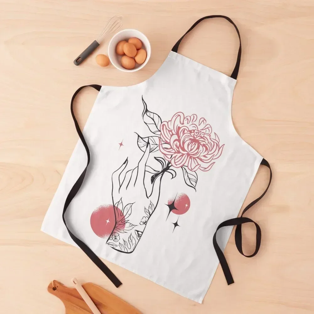 Tattoo hand and flower Apron Kitchen Things Women Kitchen'S women's work waiter Apron 
Tattoo hand and flower Apron Kitchen Things Women Kitchen'S women's work waiter Apron