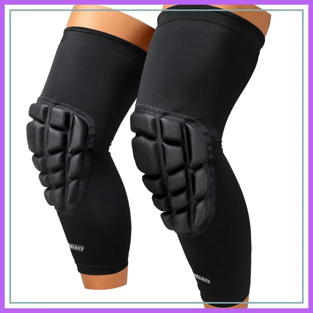 3D Padded Knee Sleeves for Wrestling, Basketball, Volleyball - Compression Leg Support for Men & Women (1 Pair)
3D Padded Knee Sleeves for Wrestling, Basketball, Volleyball - Compression Leg Support for Men & Women (1 Pair)