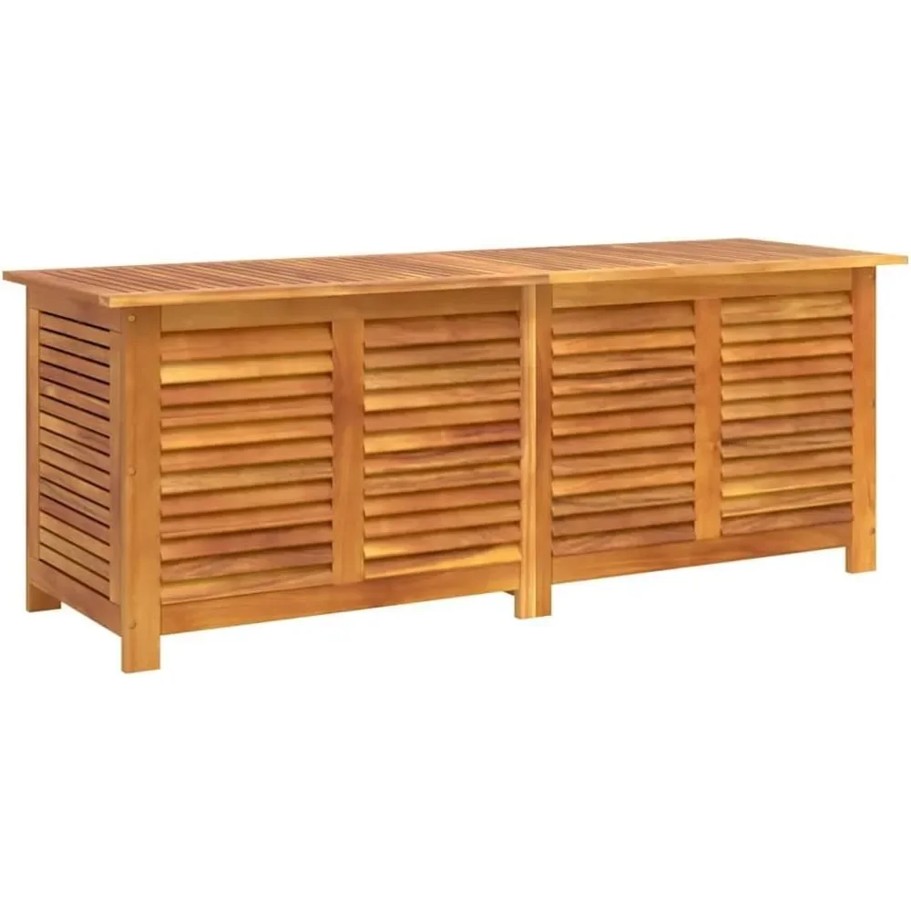 Outdoor Storage Box 90 Gallons, Deck Box, Acacia Wood, with Waterproof Bag, Brown
Outdoor Storage Box 90 Gallons, Deck Box, Acacia Wood, with Waterproof Bag, Brown