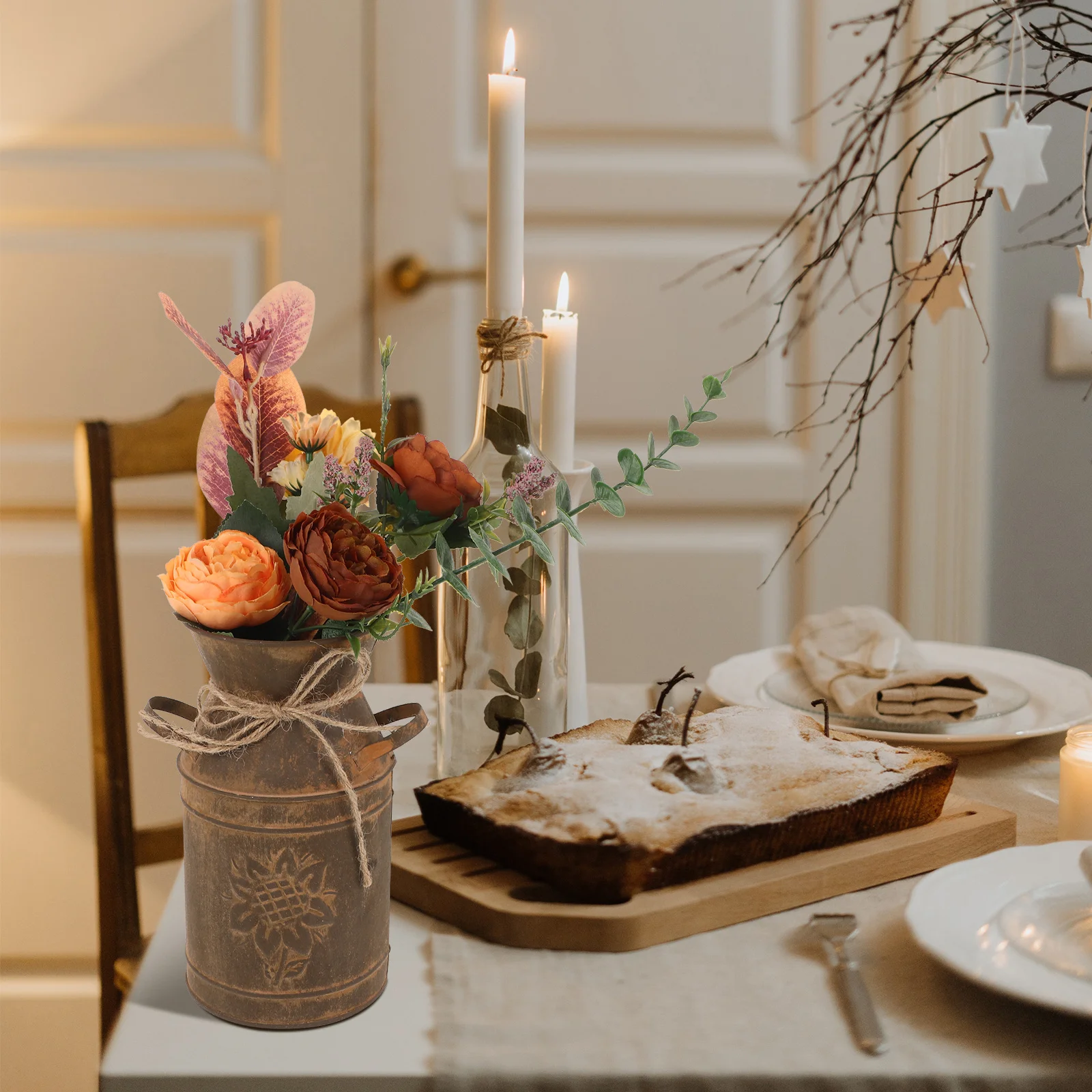 Vintage Flower Vase Iron Made Decorative Floral Art Home Decoration Durable Flower Pot With Handle Household Plant
Vintage Flower Vase Iron Made Decorative Floral Art Home Decoration Durable Flower Pot With Handle Household Plant