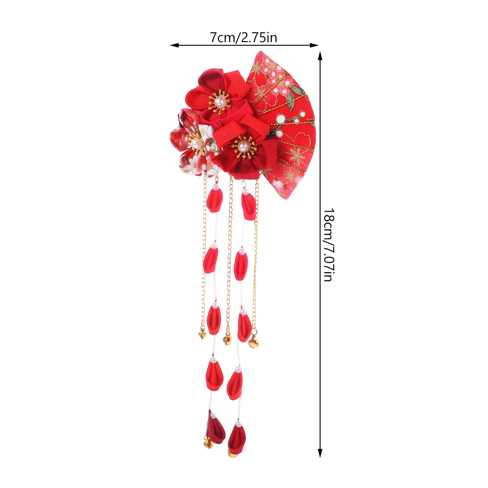 Red Japanese Style Hairpin Long Tassel Clip Durable Lightweight Bridal Wedding Decoration Women Lady Girls Travel Daily
Red Japanese Style Hairpin Long Tassel Clip Durable Lightweight Bridal Wedding Decoration Women Lady Girls Travel Daily