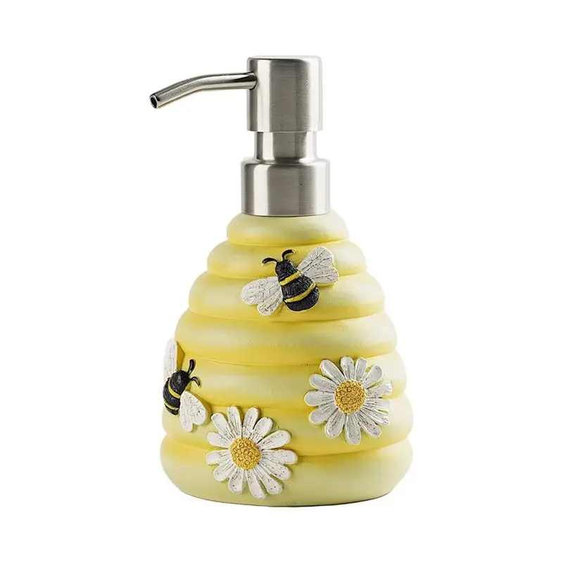 Дозатор для мыла A63P Top Bee, декоративный, с ручным насосом, многоразовый, для шампуня и лосьона, оригинальный дизайн
Дозатор для мыла A63P Top Bee, декоративный, с ручным насосом, многоразовый, для шампуня и лосьона, оригинальный дизайн