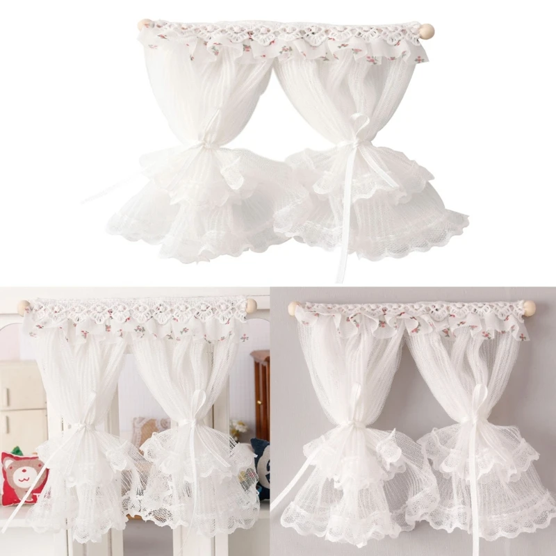 1:12 Handcrafteds Miniature Window Curtains for Dollhouses Sheer Fabric Elevates Room Ambiances, Easy Maintenances KXRE
1:12 Handcrafteds Miniature Window Curtains for Dollhouses Sheer Fabric Elevates Room Ambiances, Easy Maintenances KXRE