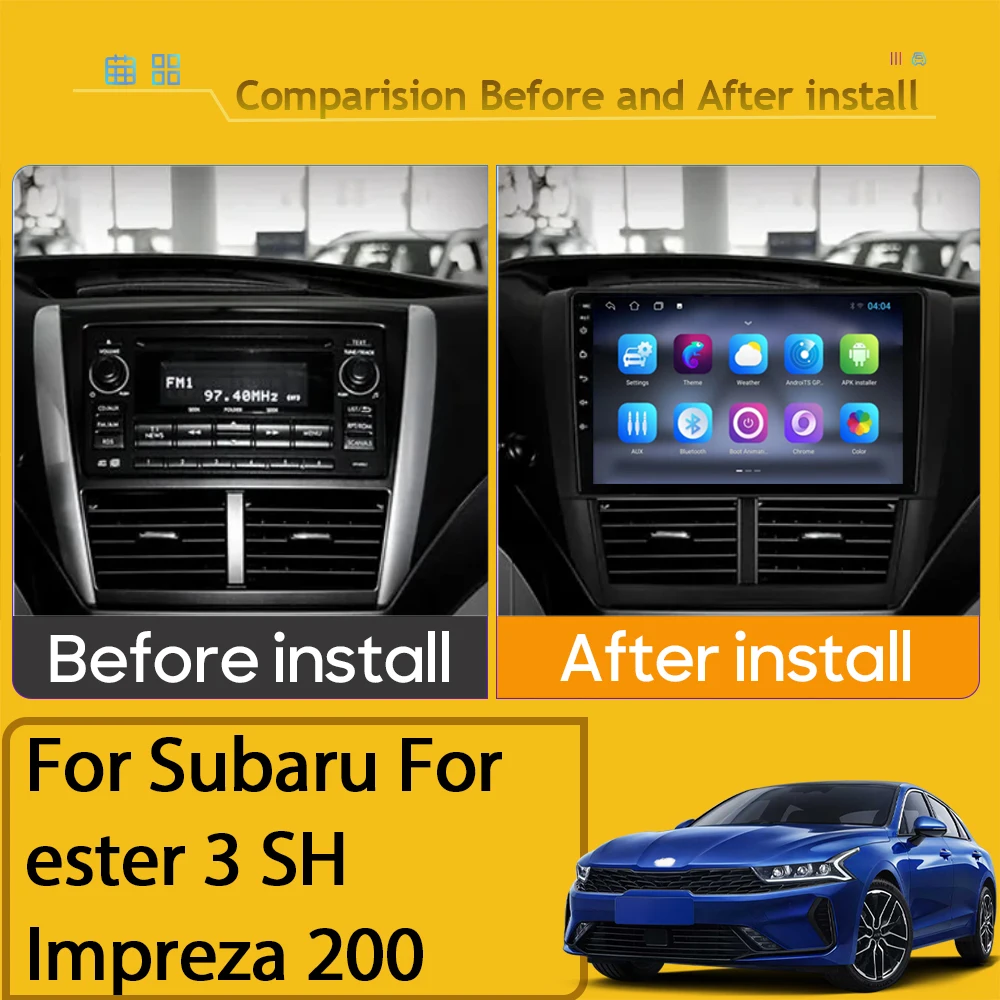 For Subaru Forester 3 SH 2007 -2013 Car Radio Multimedia Android Auto GPS Video Navigation Carplay 2 Din DVD Stereo Head Unit
For Subaru Forester 3 SH 2007 -2013 Car Radio Multimedia Android Auto GPS Video Navigation Carplay 2 Din DVD Stereo Head Unit