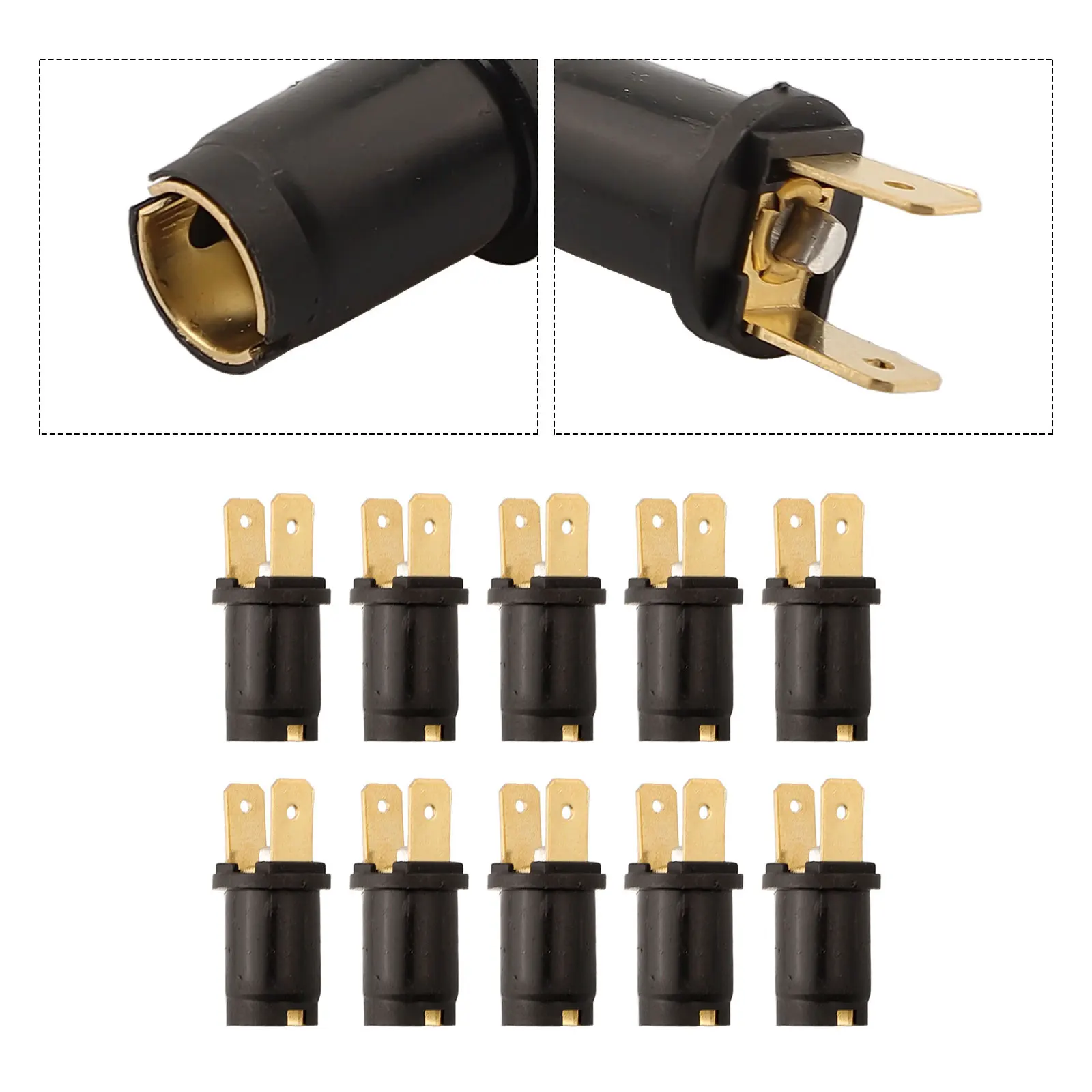 Car Light Bulb Socket Ba9s Bulb Holder Compatible With 6V/12V/24V Direct Replacement For 6V/12V/24V Ba9S 989/233 Bulb
Car Light Bulb Socket Ba9s Bulb Holder Compatible With 6V/12V/24V Direct Replacement For 6V/12V/24V Ba9S 989/233 Bulb