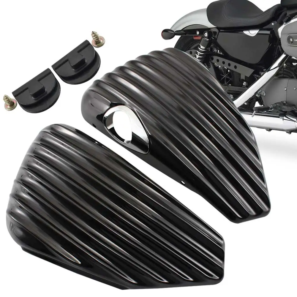 For Harley Sportster 1200 Custom XL1200C 2004-2013 Motorcycle Black Right Side Oil Tank Left Battery Panels Cover Covers Set
For Harley Sportster 1200 Custom XL1200C 2004-2013 Motorcycle Black Right Side Oil Tank Left Battery Panels Cover Covers Set