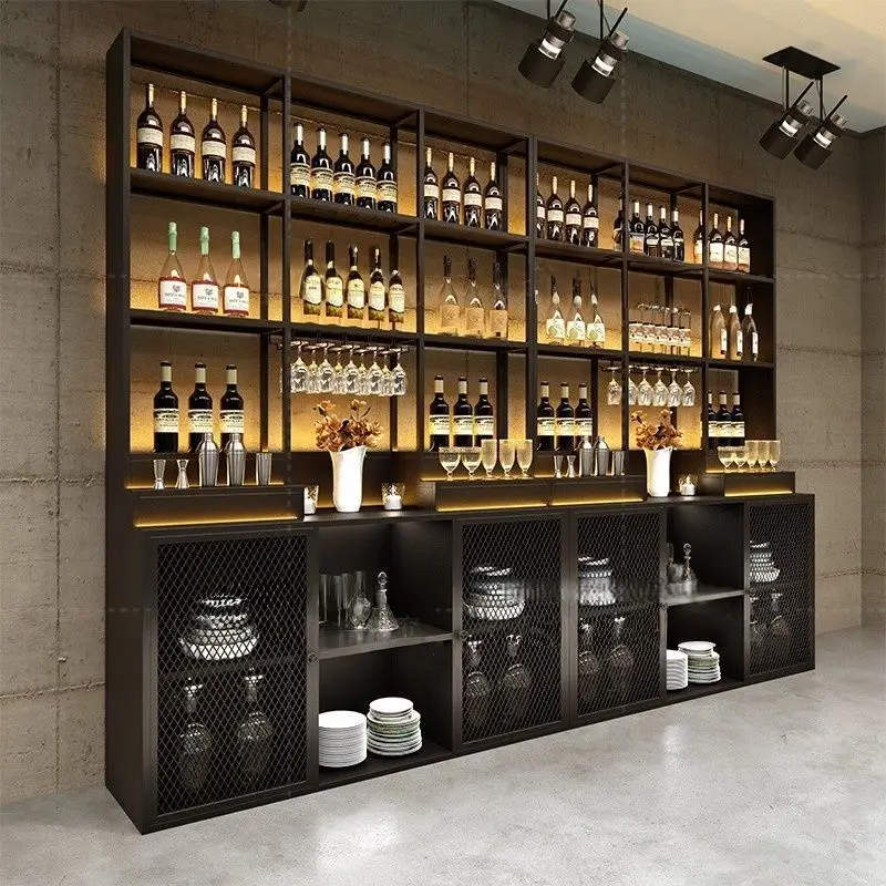 Wine Cabinet Display Rack Floor-to-ceiling Dining Wall Bar Counter
Wine Cabinet Display Rack Floor-to-ceiling Dining Wall Bar Counter
