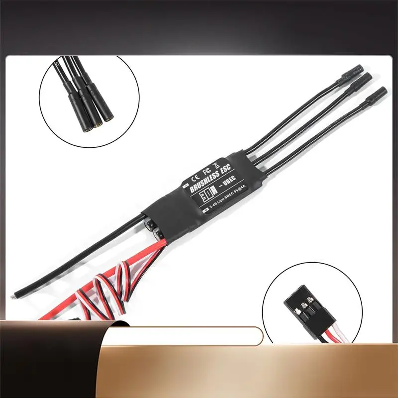 30A 2-3S Lipo Brushless ESC Support BEC Output With Programming Card For RC Car Boat Aircraft DIY Parts-X64A
30A 2-3S Lipo Brushless ESC Support BEC Output With Programming Card For RC Car Boat Aircraft DIY Parts-X64A
