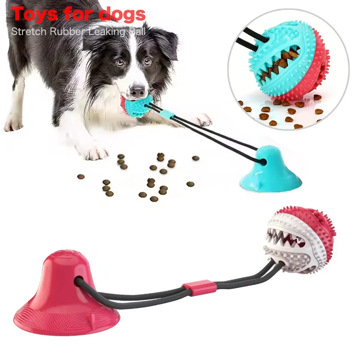 Pet Interactive Dog Toy Indestructible Leaking Ball & Suction Cup for Small Dog Molar Clean Teeth Food Dispensing Games for Dogs
Pet Interactive Dog Toy Indestructible Leaking Ball & Suction Cup for Small Dog Molar Clean Teeth Food Dispensing Games for Dogs