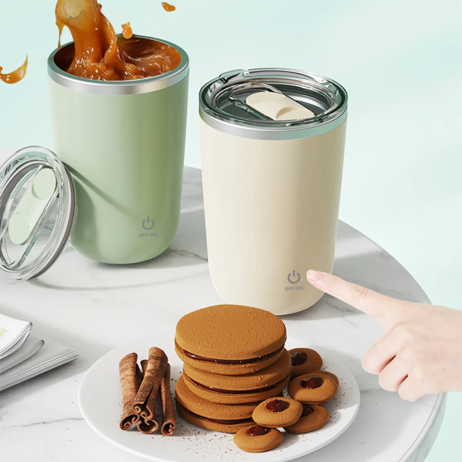 Portable Electric Magnetic Stirring Coffee Cup Stainless Steel Rechargeable Coffee Mugs for Chocolate Milk Tea Office
Portable Electric Magnetic Stirring Coffee Cup Stainless Steel Rechargeable Coffee Mugs for Chocolate Milk Tea Office