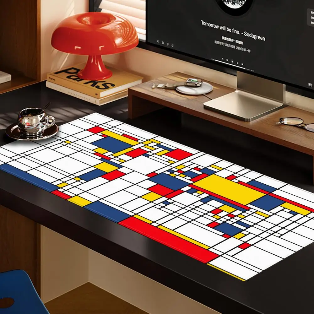 Piets Mondrians Mouse Pad MouseMat XXL Computer Accessories Large Keyboard Laptop Table Pad The New Product Gamer Gaming
Piets Mondrians Mouse Pad MouseMat XXL Computer Accessories Large Keyboard Laptop Table Pad The New Product Gamer Gaming