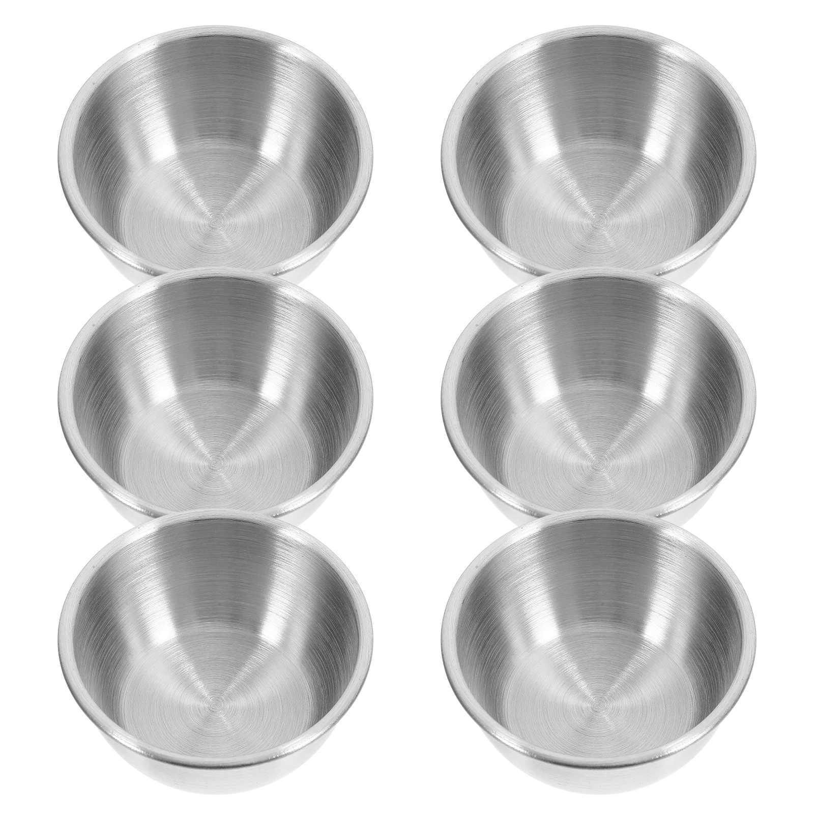 6pcs Stainless Steel Sauce Cups Rustproof Small Condiment Containers Salad Dressing Bowls Kitchen Accessories
6pcs Stainless Steel Sauce Cups Rustproof Small Condiment Containers Salad Dressing Bowls Kitchen Accessories
