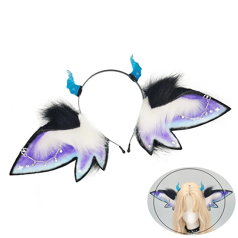 Cat ears Lolita Gothic Hair Band Halloween Lolita Headwear Butterfly Ear Hair Hoop Girl Hair Headband cosplay accessories
Cat ears Lolita Gothic Hair Band Halloween Lolita Headwear Butterfly Ear Hair Hoop Girl Hair Headband cosplay accessories