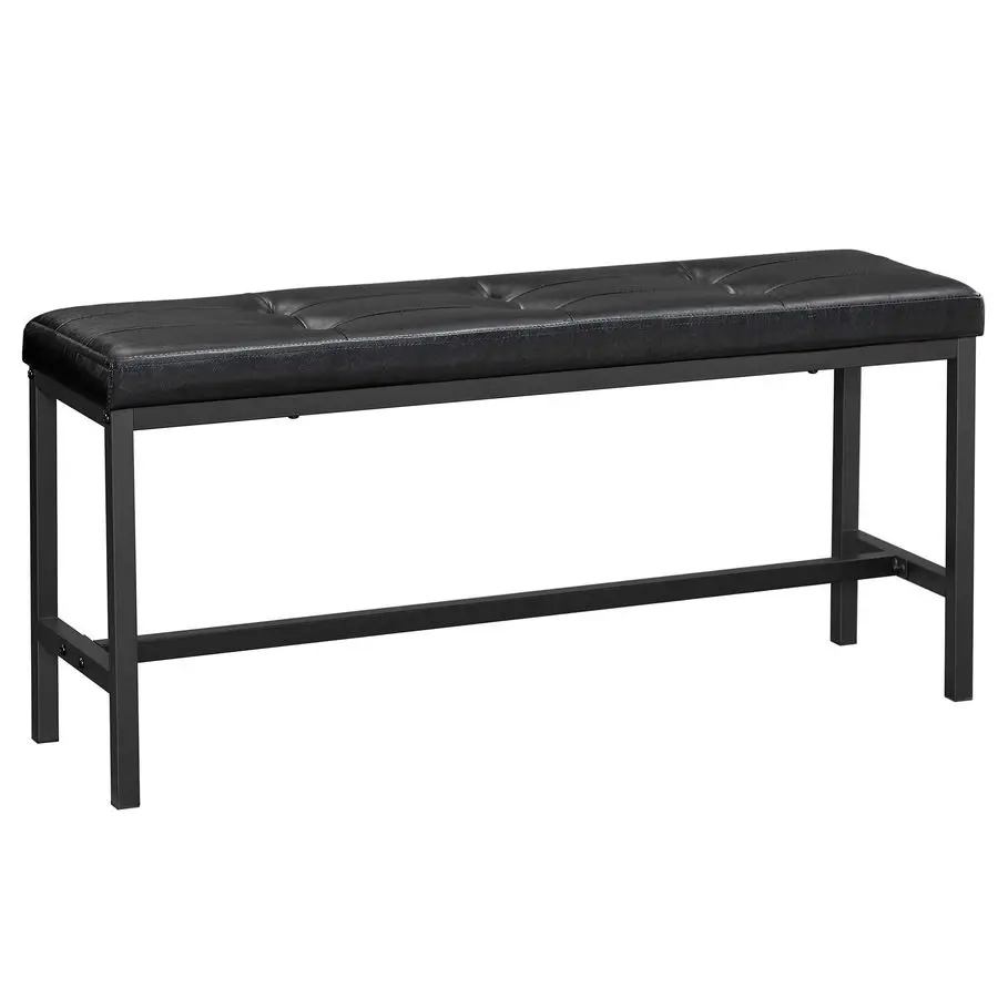 Dining Table Bench, Ottoman Bench with PU Leather Padded Seat, Steel Frame, 42.5 x 12.8 x 18.9 Inches, for Dining Room, Living
Dining Table Bench, Ottoman Bench with PU Leather Padded Seat, Steel Frame, 42.5 x 12.8 x 18.9 Inches, for Dining Room, Living