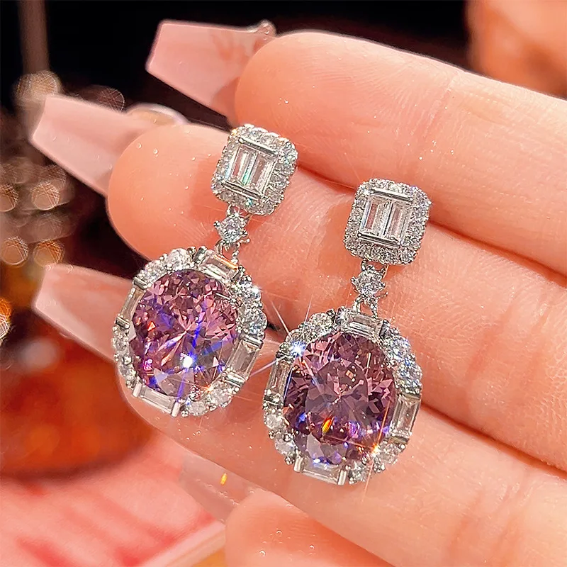 Luxury Pink Oval Cubic Zirconia Jewelry Adjustable Ring Necklace Earrings for Women Statement Halo Crystal Wedding Party Jewelry
Luxury Pink Oval Cubic Zirconia Jewelry Adjustable Ring Necklace Earrings for Women Statement Halo Crystal Wedding Party Jewelry