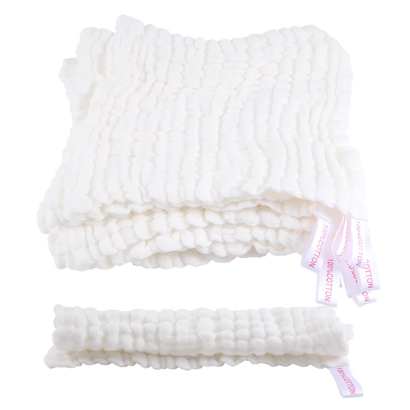 A49K-Baby Muslin Bath Towels, 10 Pack Of Reusable Soft Absorbent Cotton Baby Face Towel, For Baby's Delicate Skin White
A49K-Baby Muslin Bath Towels, 10 Pack Of Reusable Soft Absorbent Cotton Baby Face Towel, For Baby's Delicate Skin White