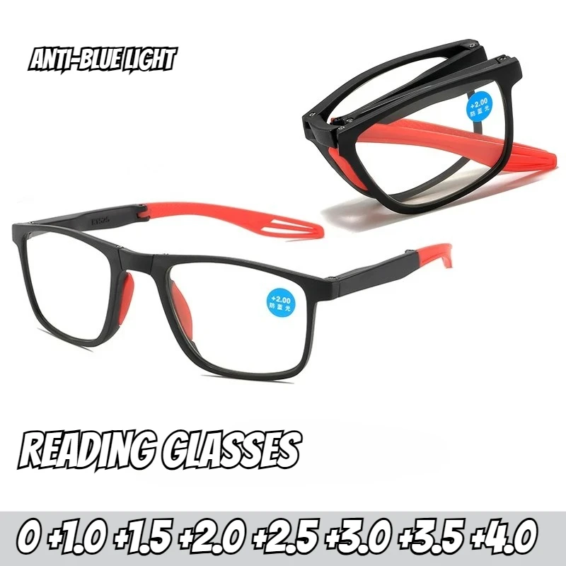 New Foldable Presbyopia Glasses Neutral Fashion Portable Ultra-light Reading Glasses HD Anti-blue Light Presbyopia Glasses +4.0
New Foldable Presbyopia Glasses Neutral Fashion Portable Ultra-light Reading Glasses HD Anti-blue Light Presbyopia Glasses +4.0