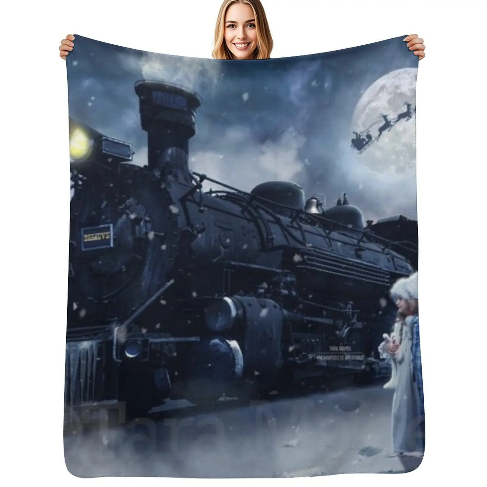 train polar express background Throw Blanket bed plaid Sofa Throw Heavy Flannel Blankets 
train polar express background Throw Blanket bed plaid Sofa Throw Heavy Flannel Blankets