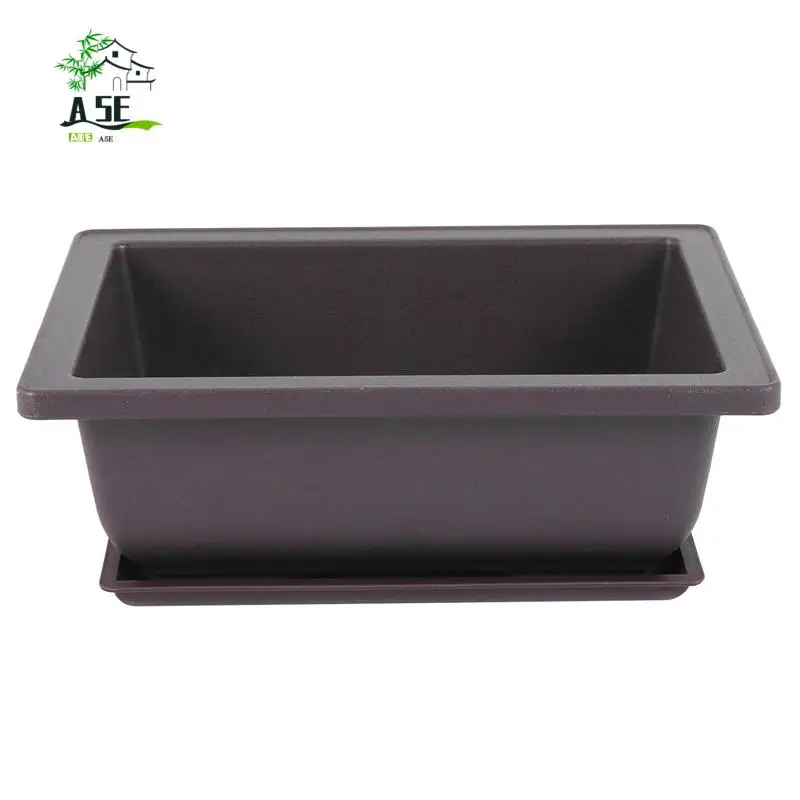 A05E-10 Packs Bonsai Training Pots With Tray Plastic Bonsai Plants Growing Pot For Garden Yard Living Room Balcony 16.5X12cm
A05E-10 Packs Bonsai Training Pots With Tray Plastic Bonsai Plants Growing Pot For Garden Yard Living Room Balcony 16.5X12cm