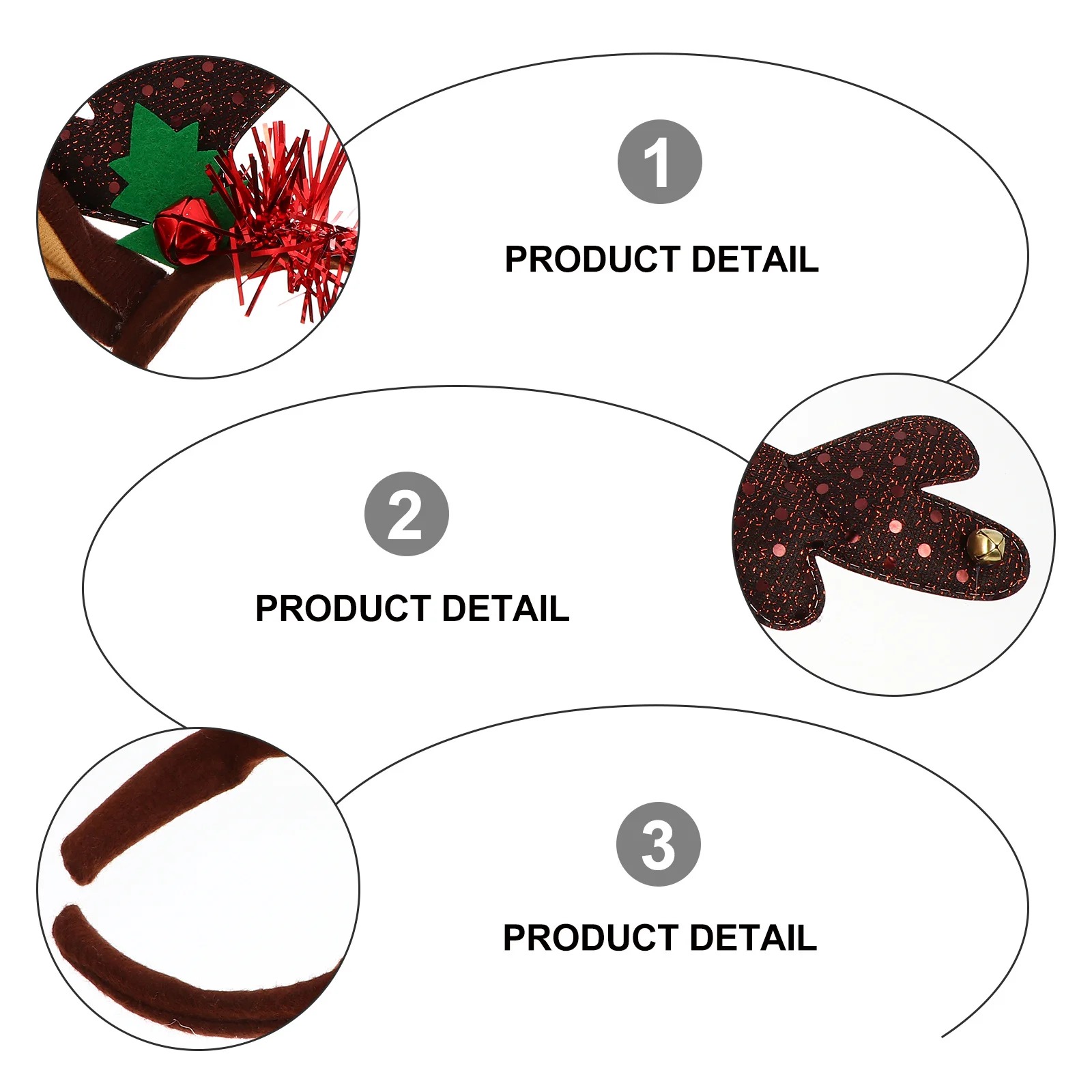 9Pcs Christmas Headpiece Antler Hair Band Festive Headdress Sequin Accessories Exquisite Workmanship Curved Cute
9Pcs Christmas Headpiece Antler Hair Band Festive Headdress Sequin Accessories Exquisite Workmanship Curved Cute