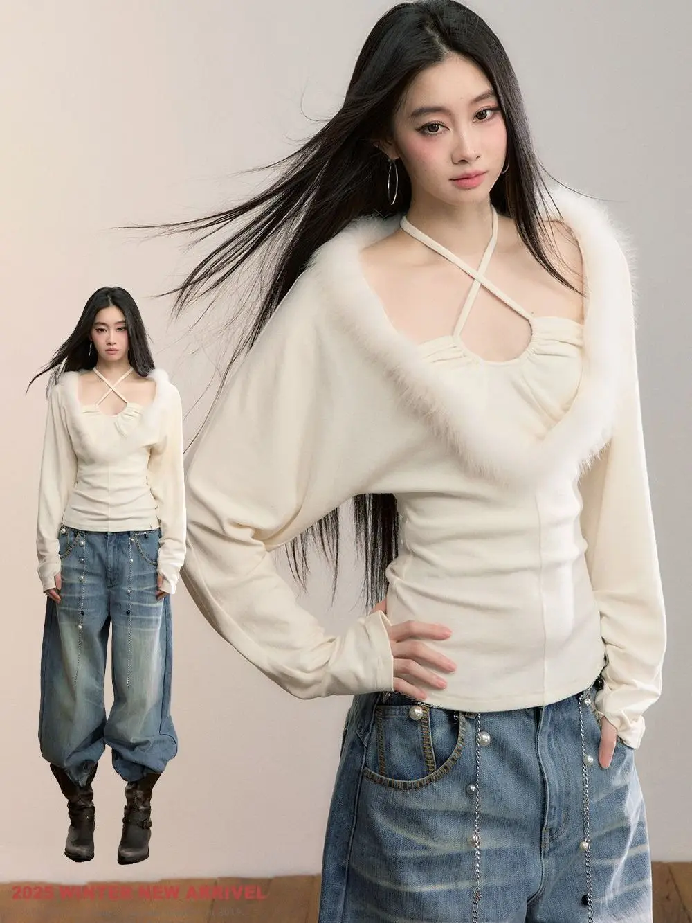 Весенний свитер 2026 года, женский, в корейском стиле, милый пуловер, винтажный, элегантный, оверсайз, вязаный, дизайнерский, шикарный пуловер в стиле 2000-х годов
Весенний свитер 2026 года, женский, в корейском стиле, милый пуловер, винтажный, элегантный, оверсайз, вязаный, дизайнерский, шикарный пуловер в стиле 2000-х годов