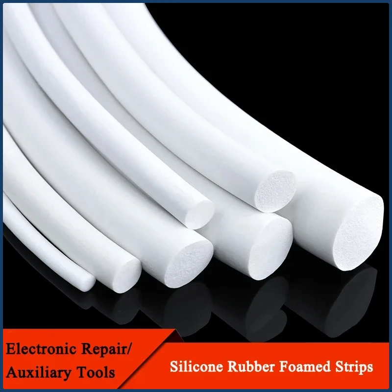 1/3/5m Silicone Rubber Foamed Strip Round Dia1-25mm White Sponge Backer Rod Seal Strips VMQ Foaming Cord
1/3/5m Silicone Rubber Foamed Strip Round Dia1-25mm White Sponge Backer Rod Seal Strips VMQ Foaming Cord