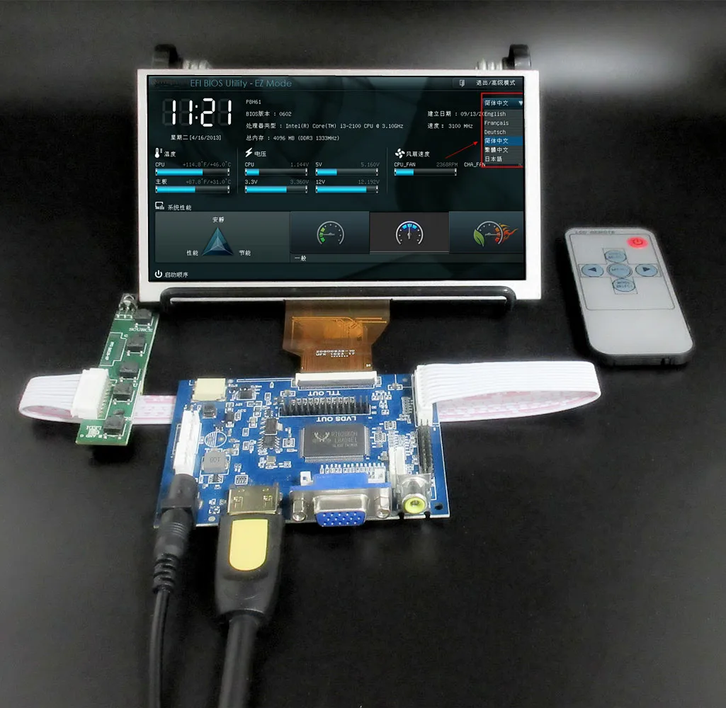 6.5 Inch 800*480 LCD Display Screen Control Driver Board HDMI-Compatible VGA AV For Lattepanda,Raspberry Pi Banana Pi Monitor
6.5 Inch 800*480 LCD Display Screen Control Driver Board HDMI-Compatible VGA AV For Lattepanda,Raspberry Pi Banana Pi Monitor