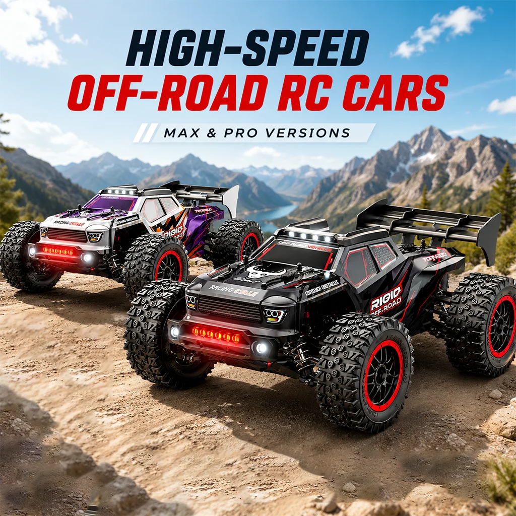ZNLYRION1:12 Scale RC Monster Truck 4WD Brushless Max 80KM/H 35A ESC Metal Drive Shaft Independent Suspension All Terrain RC Off-Road Racing Vehicle
ZNLYRION1:12 Scale RC Monster Truck 4WD Brushless Max 80KM/H 35A ESC Metal Drive Shaft Independent Suspension All Terrain RC Off-Road Racing Vehicle