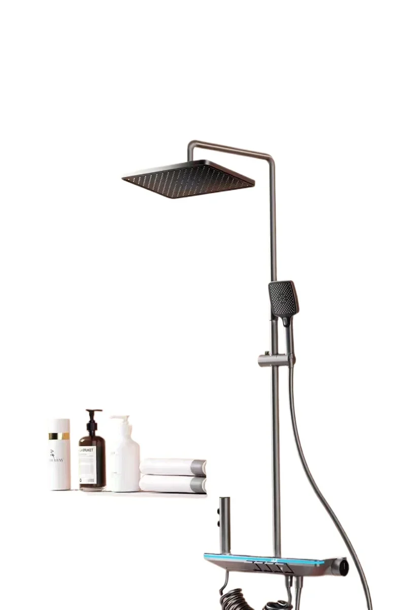 Ambient light Hydroelectric power shower shower intelligent constant temperature digital display table
Ambient light Hydroelectric power shower shower intelligent constant temperature digital display table