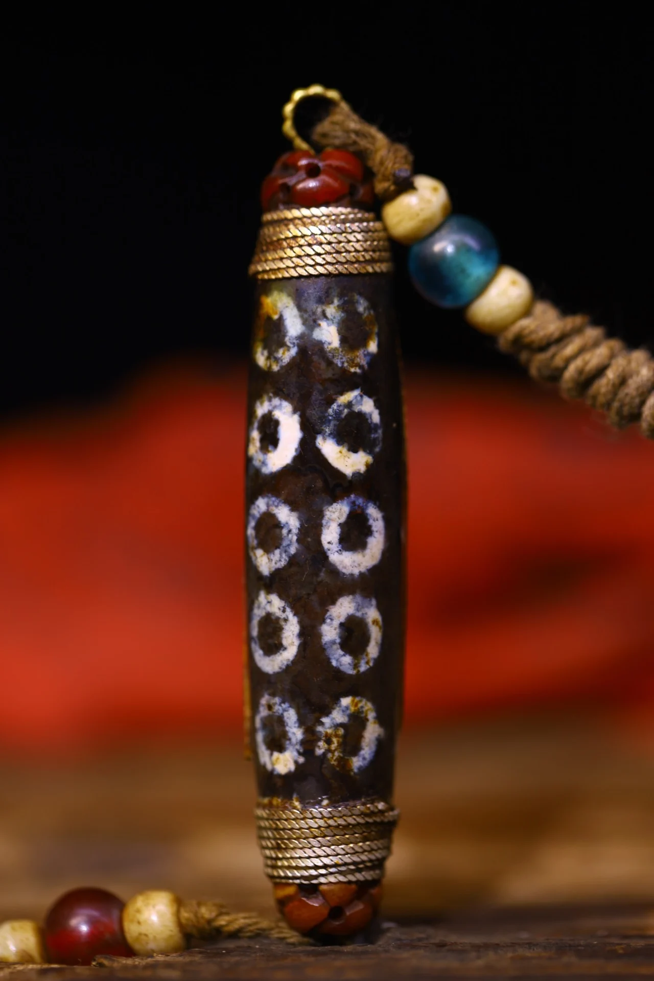 4"Tibetan Temple Collection Old Natural Agate Mosaic Gem gZi Beads Guanyin Bodhisattva Buddha Beads Pendant Amulet Town house
4"Tibetan Temple Collection Old Natural Agate Mosaic Gem gZi Beads Guanyin Bodhisattva Buddha Beads Pendant Amulet Town house