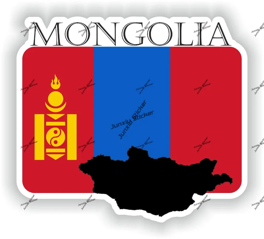 Mongolia Sticker Coat of Arms of Mongolians Flag with Map Badge Waterproof Decal Decor for SUV Window Car Bike The Whole Body 
Mongolia Sticker Coat of Arms of Mongolians Flag with Map Badge Waterproof Decal Decor for SUV Window Car Bike The Whole Body