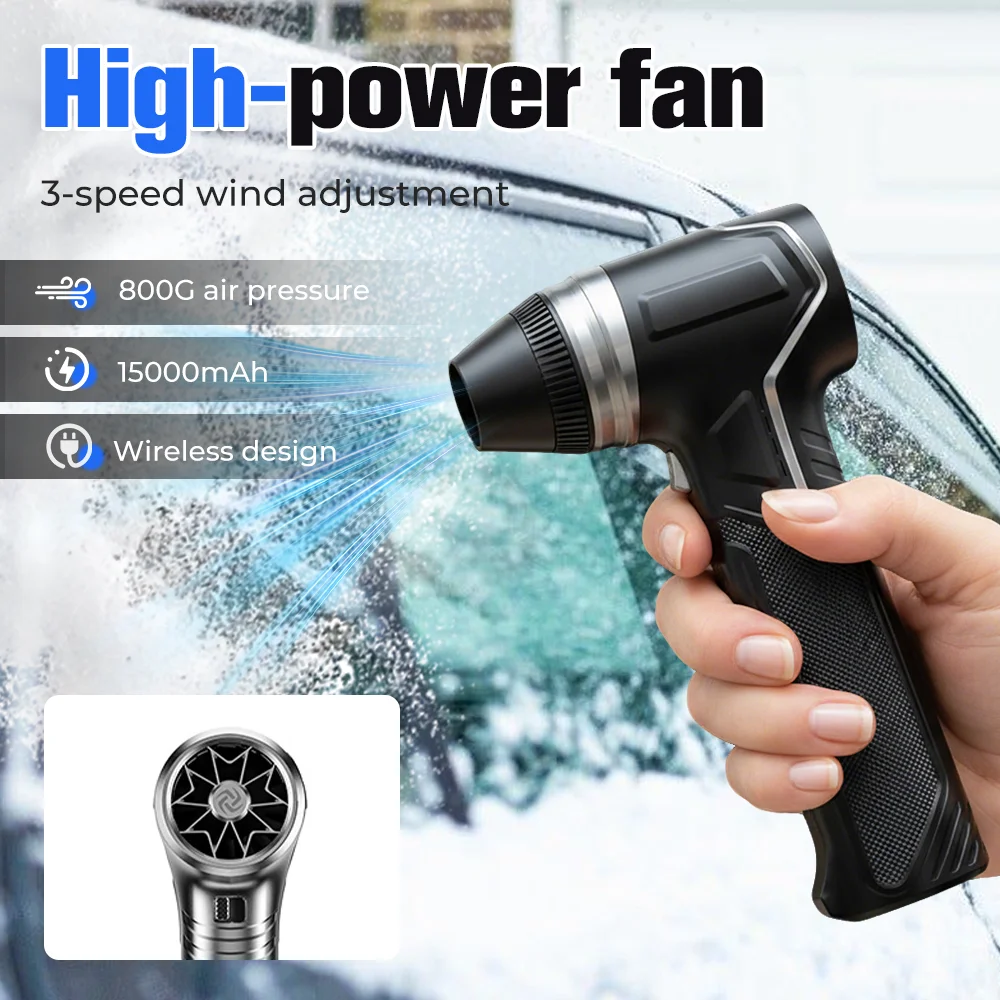 Violent Blower Handheld Turbo Fan Rechargeable Blower 53mm Brushless Powerful 800G Thrust High-power Duct Fan Car Air Duster
Violent Blower Handheld Turbo Fan Rechargeable Blower 53mm Brushless Powerful 800G Thrust High-power Duct Fan Car Air Duster