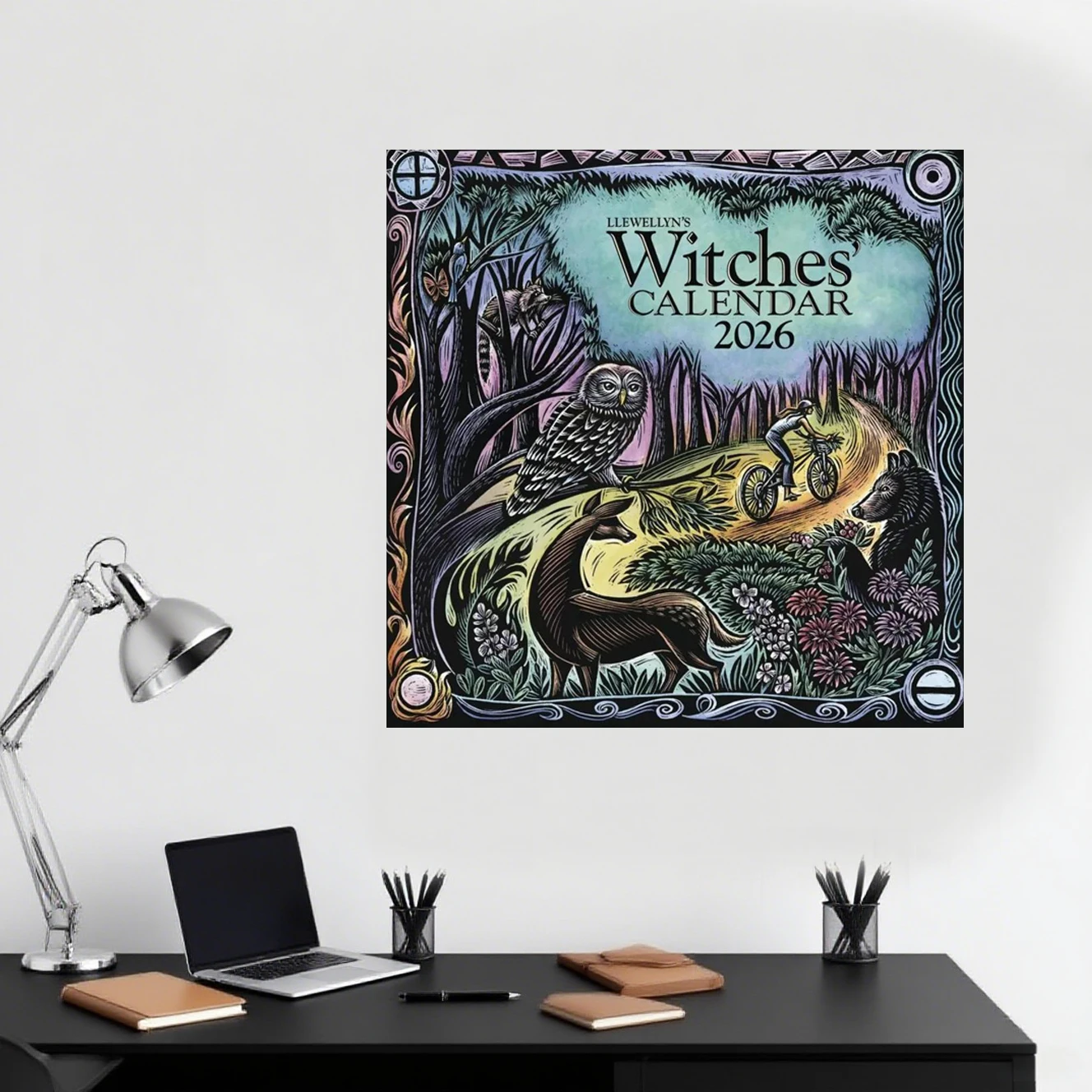 Newest Witches' Calendar 2026 Witches' Botanical Calendar Book Wall Hanging Decorative Wall Art Creative Gift For Family Friends 
Newest Witches' Calendar 2026 Witches' Botanical Calendar Book Wall Hanging Decorative Wall Art Creative Gift For Family Friends