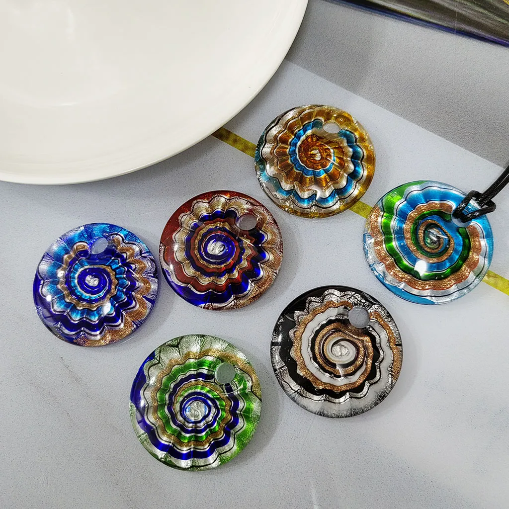 6PCS Mix Colors Red Blue Glass Muran Floral Round Swirl Lampwork Pendant Necklace For Women Cheap Items With Jewelry Free Shipp
6PCS Mix Colors Red Blue Glass Muran Floral Round Swirl Lampwork Pendant Necklace For Women Cheap Items With Jewelry Free Shipp