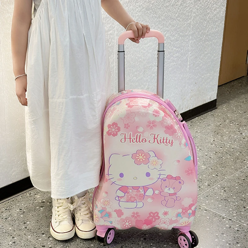 Hello Kittys Travel Suitcase Child Trolley Box Cartoon Boy Girl Aldult Kawaii Kuromi Travel Case Anime Figure Luggage Carrier
Hello Kittys Travel Suitcase Child Trolley Box Cartoon Boy Girl Aldult Kawaii Kuromi Travel Case Anime Figure Luggage Carrier