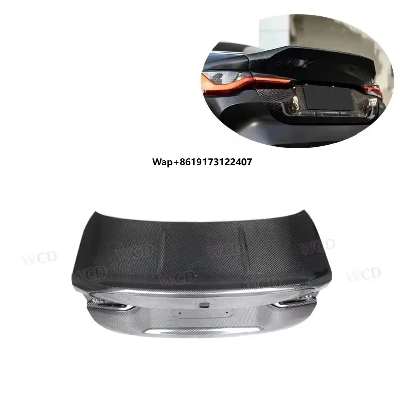 Dry Carbon Fiber Rear Trunk Lid for G82 M4 G80 M3 Rear Trunk Cover High Quality
Dry Carbon Fiber Rear Trunk Lid for G82 M4 G80 M3 Rear Trunk Cover High Quality