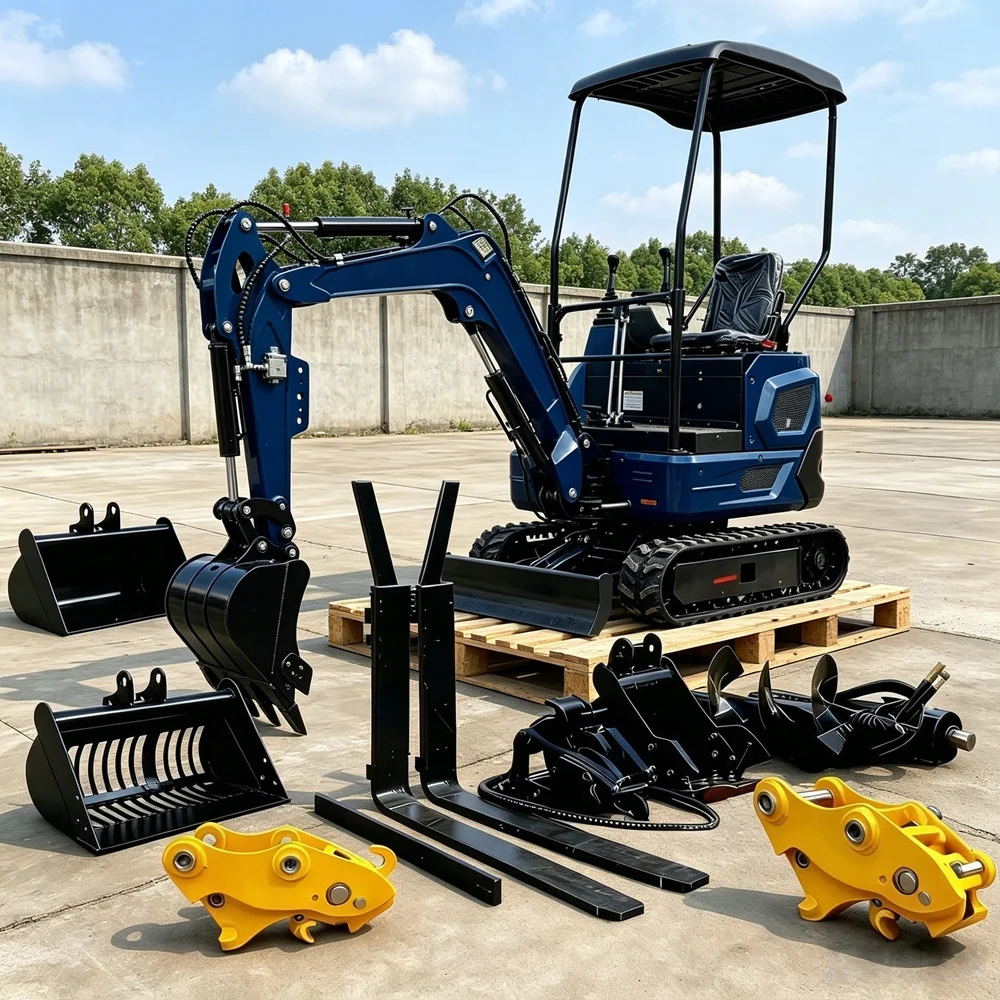 New 1.7/1.5Ton Mini Excavator With Kubota/YanmarConstruction Equipment For JardinPelle HydrauliquesThumb Clamp
New 1.7/1.5Ton Mini Excavator With Kubota/YanmarConstruction Equipment For JardinPelle HydrauliquesThumb Clamp