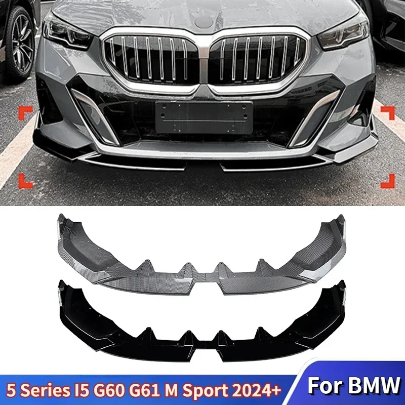 For BMW 5 Series I5 G60 G61 M Sport 2024 MP Car Front Bumper Lip Spoiler Diffuser Splitter Body Kits Tuning Auto Accessorie
For BMW 5 Series I5 G60 G61 M Sport 2024 MP Car Front Bumper Lip Spoiler Diffuser Splitter Body Kits Tuning Auto Accessorie
