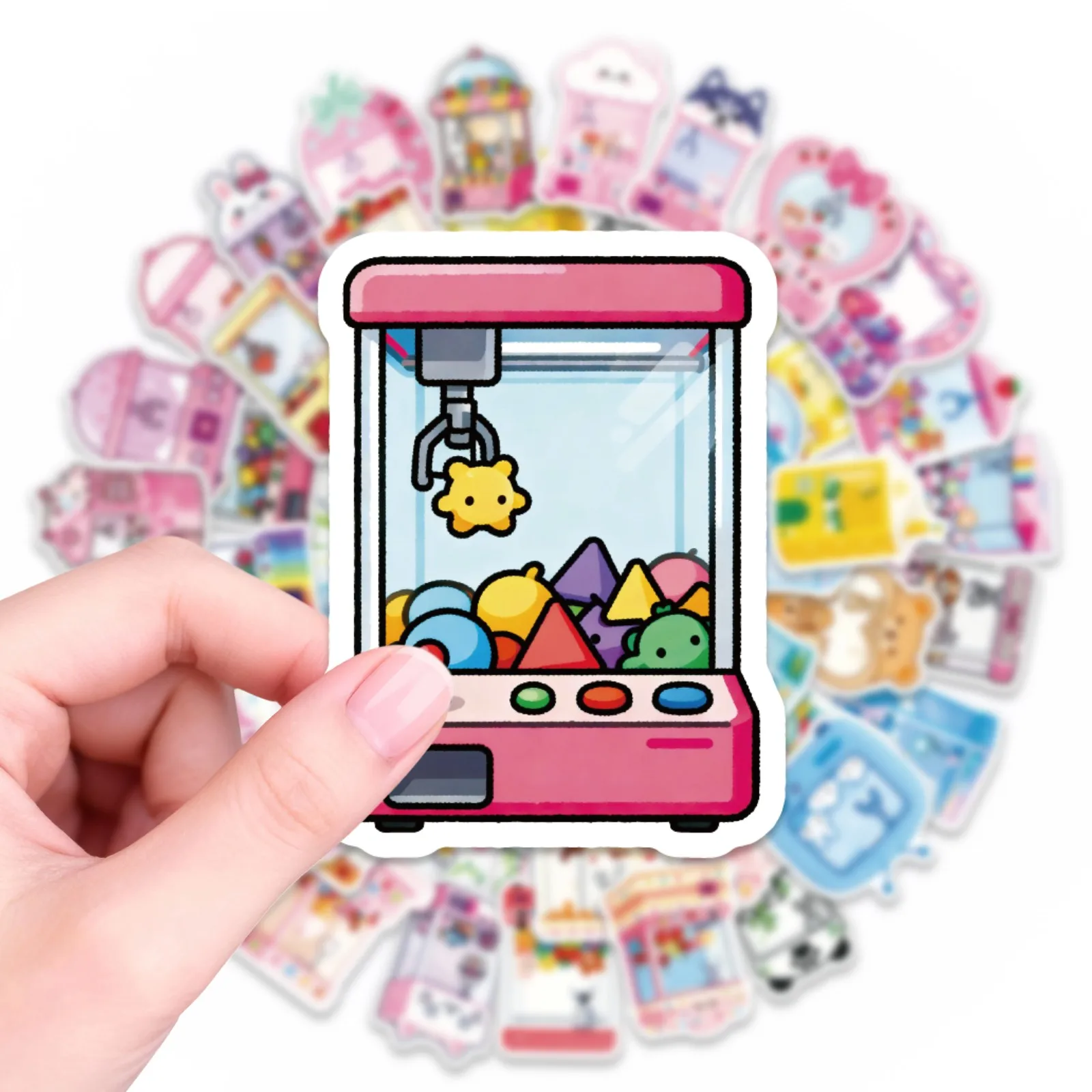 56pcs Adorable Claw Machine Stickers -Colorful Cartoon Design Stickers Suitable for Roller Skating And Cycling,Cycling Stickers
56pcs Adorable Claw Machine Stickers -Colorful Cartoon Design Stickers Suitable for Roller Skating And Cycling,Cycling Stickers