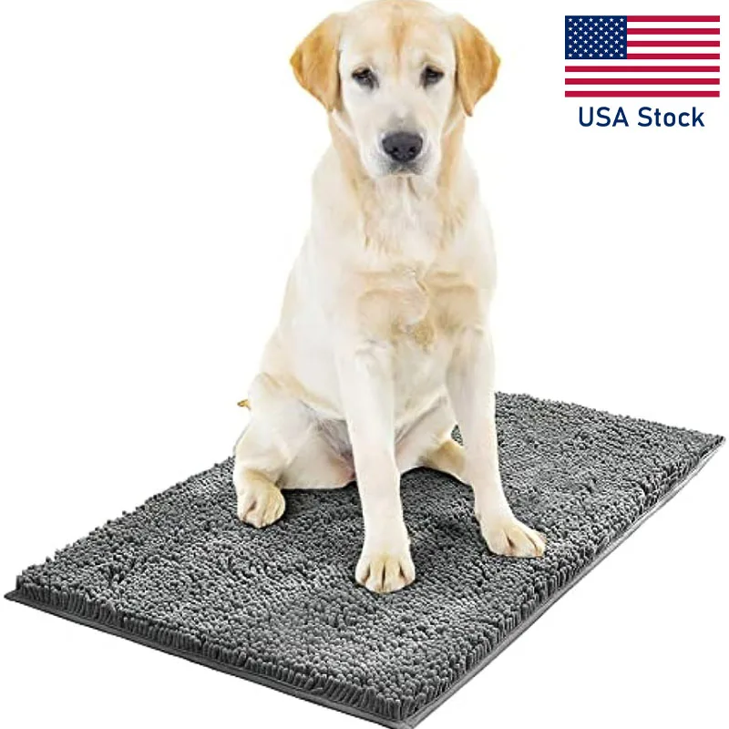 Dog Mat for Food and Water Non Slip Machine Washable Pet Rug for Sleeping High Absorbent Pet Mat for Muddy and Paws
Dog Mat for Food and Water Non Slip Machine Washable Pet Rug for Sleeping High Absorbent Pet Mat for Muddy and Paws