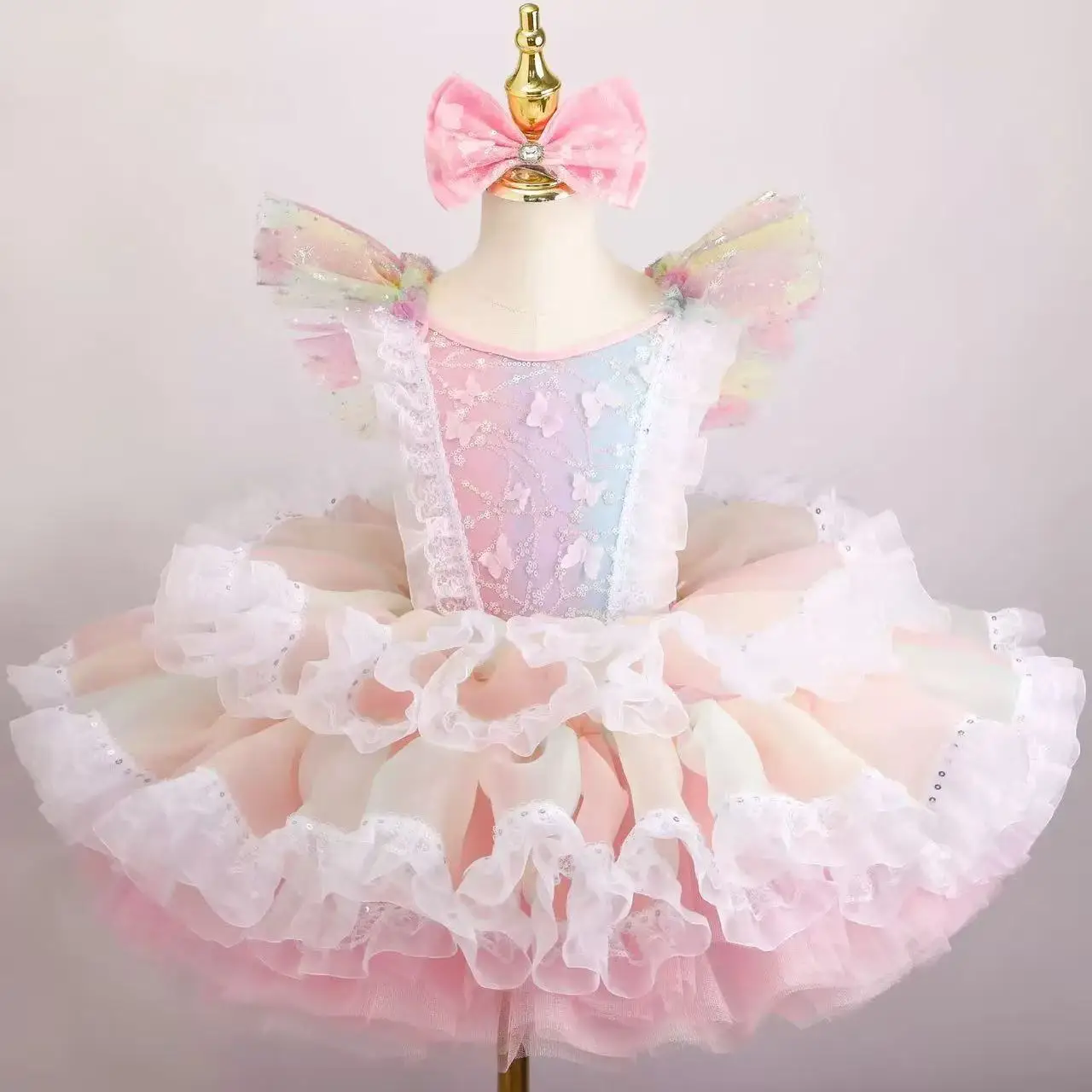 Cute Cake Tutu Skirt Girls Stage Performance Ballet Dance Dress Carnival Beach Party Lolita Sweet Kids Princess Dresses
Cute Cake Tutu Skirt Girls Stage Performance Ballet Dance Dress Carnival Beach Party Lolita Sweet Kids Princess Dresses