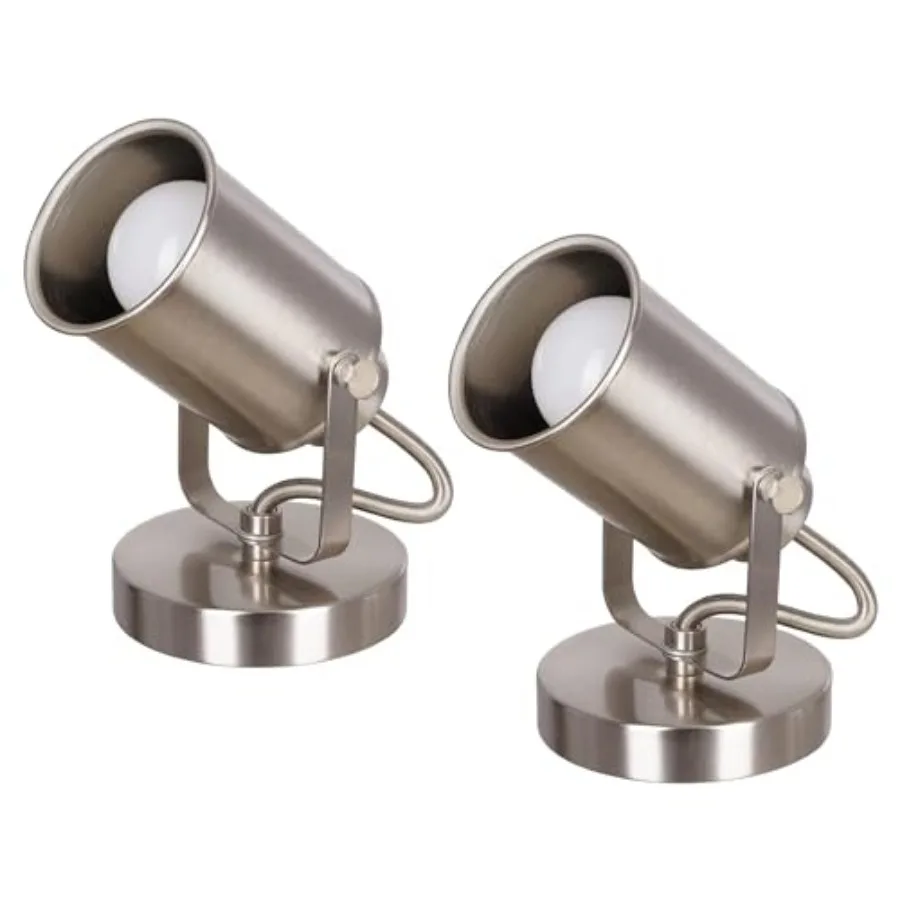 Modern Multipurpose Spotlight Desk or Wall Mount Accent Lamp, 6", , Set of 2
Modern Multipurpose Spotlight Desk or Wall Mount Accent Lamp, 6", , Set of 2