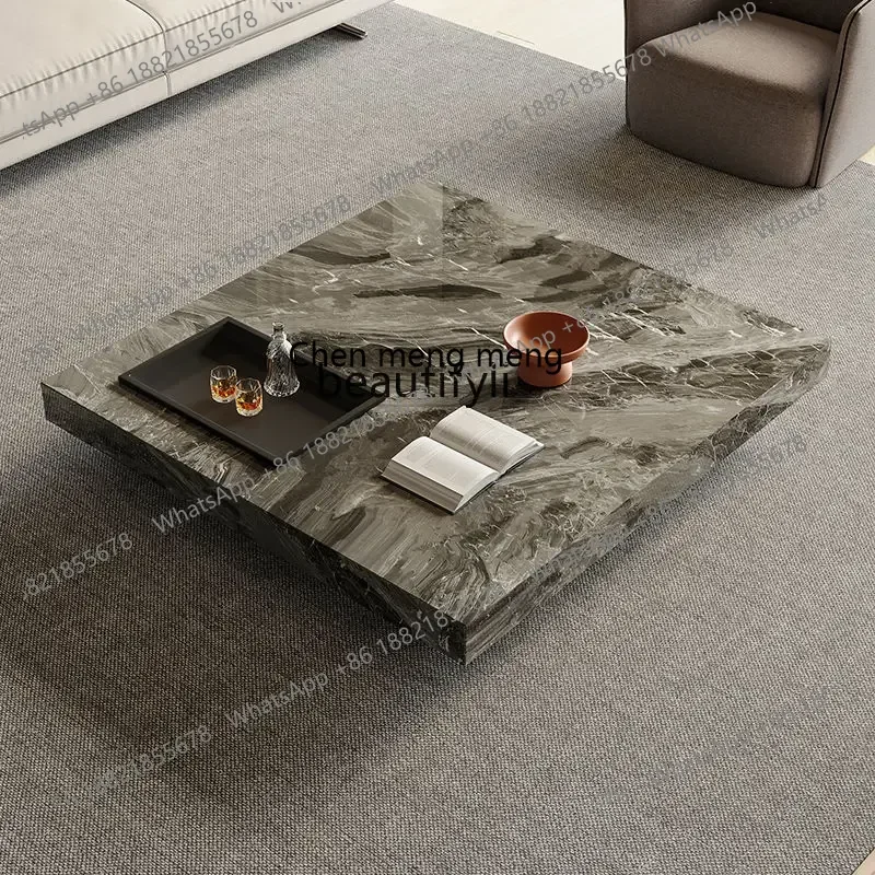 X CQYItalian minimalist light luxury modern simple rock slab square coffee table living room size apartment tea table
X CQYItalian minimalist light luxury modern simple rock slab square coffee table living room size apartment tea table